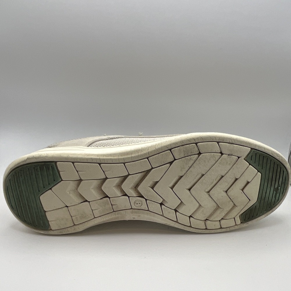 Hurley Women's Low Top Slip-on Sneakers Beige/Green Striped Lining Size 8 - Picture 7 of 10